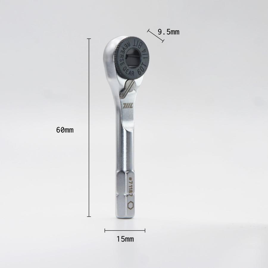 711L EDC ラチェットレンチ 六角エンド, 71187 : Earth Community