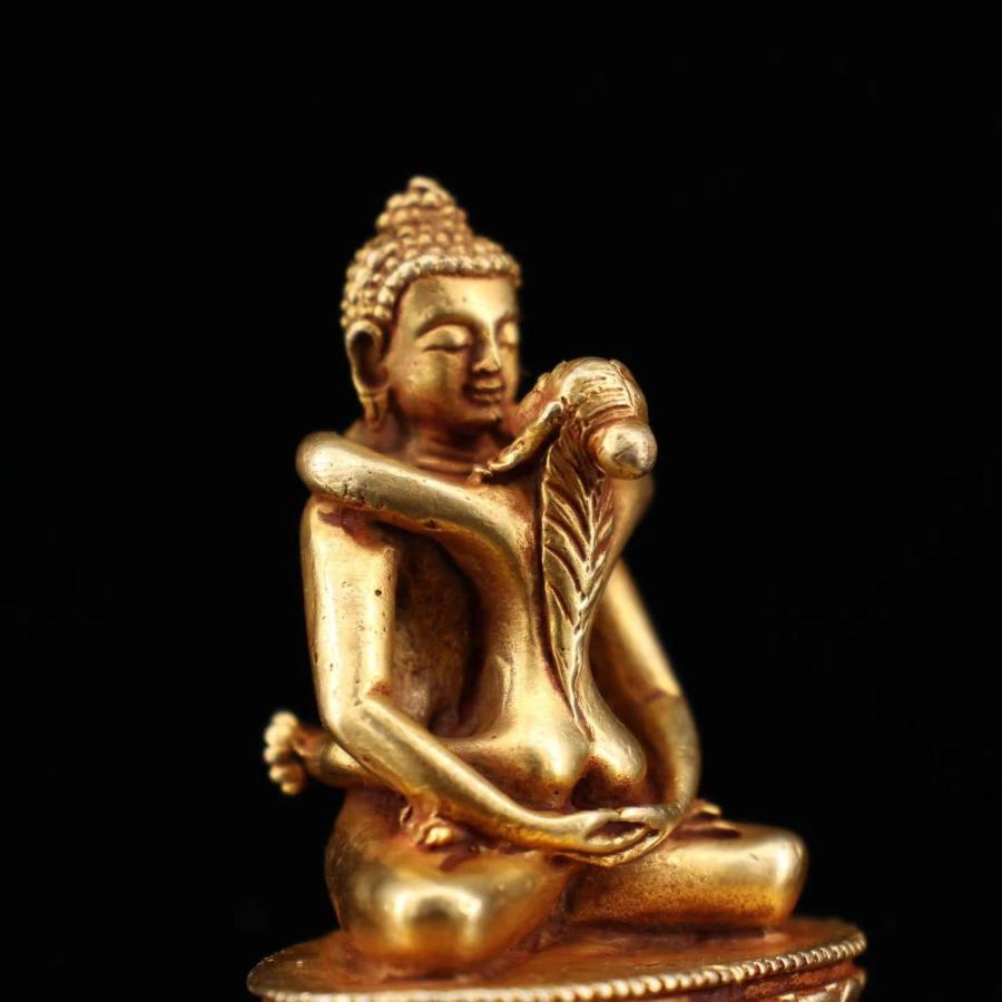 チベット仏教 歓喜天 ミニ 釈迦 如来 6cm 銅製 ミニチュア仏像 チベット仏教 歓喜天 ミニ 釈迦 如来 6cm 銅製 ミニチュア仏像