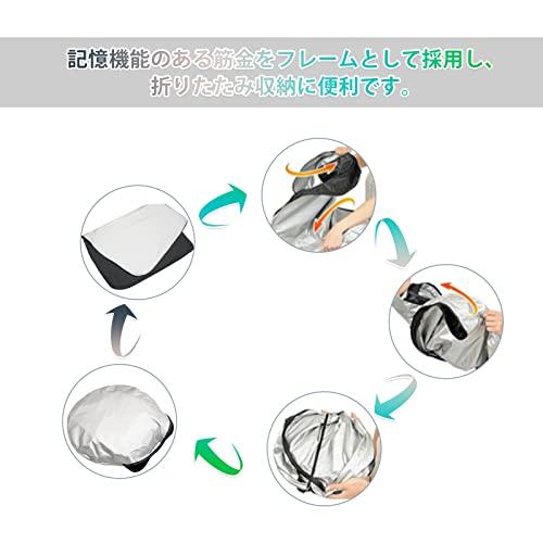 【GAFAT】メルセデス ベンツ Sクラス W223 7代目 2021+ 新型 専用 車用サンシェード フロントガラス用 UVカット 折り畳み 遮光｜earth-c｜06