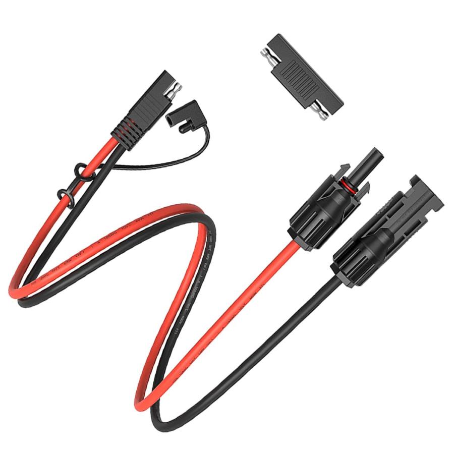 Liwinting SAE アダプターケーブルオス延長ケーブル、10 AWG ソーラー 