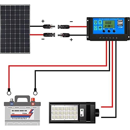 SinLoon 10AWG ソーラー 延長 ケーブル 1ペア 10ゲージ PV ソーラー パネル コード IP67 防水 ソーラー パワー ケーブルオ｜earth-c｜06