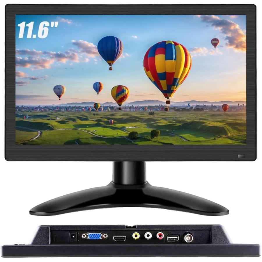 11.6インチ 液晶 小型 モニター 1920*1080 HDMI VGA BNC AV 多様接続全
