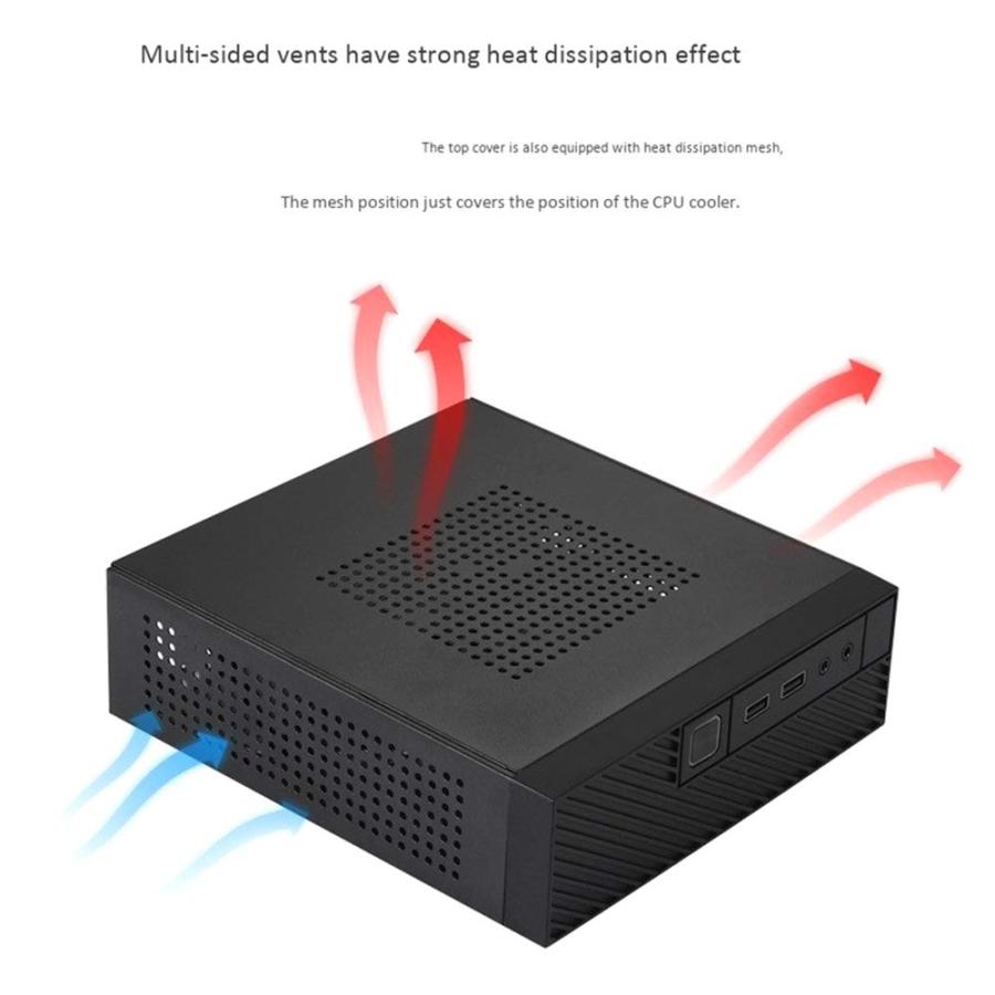 Dovhmoh ITXコンピュータケース M06ミニ・デスクトップケース HTPC