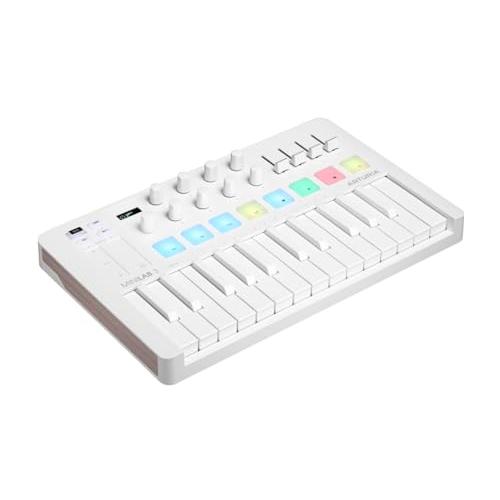 Arturia MIDI キーボード コントローラー MiniLab 3 ALPINE WHITE アルパインホワイト｜earth-c｜03