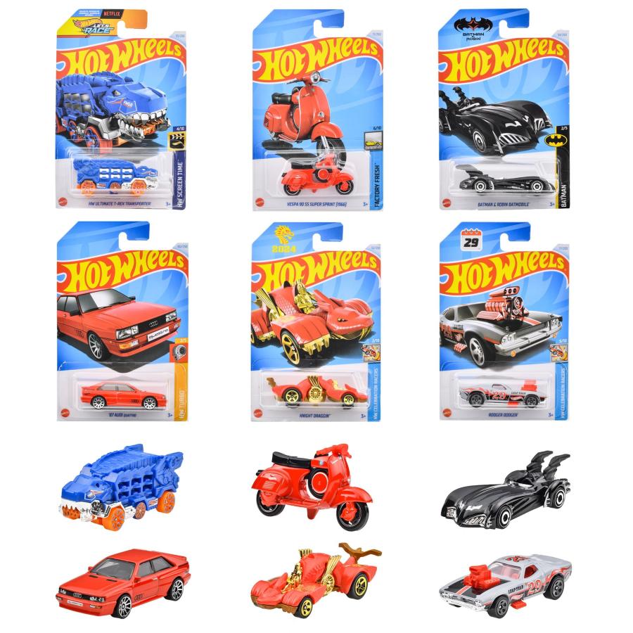 ホットウィール(Hot Wheels) ベーシックカー Dアソート【ミニカー36台