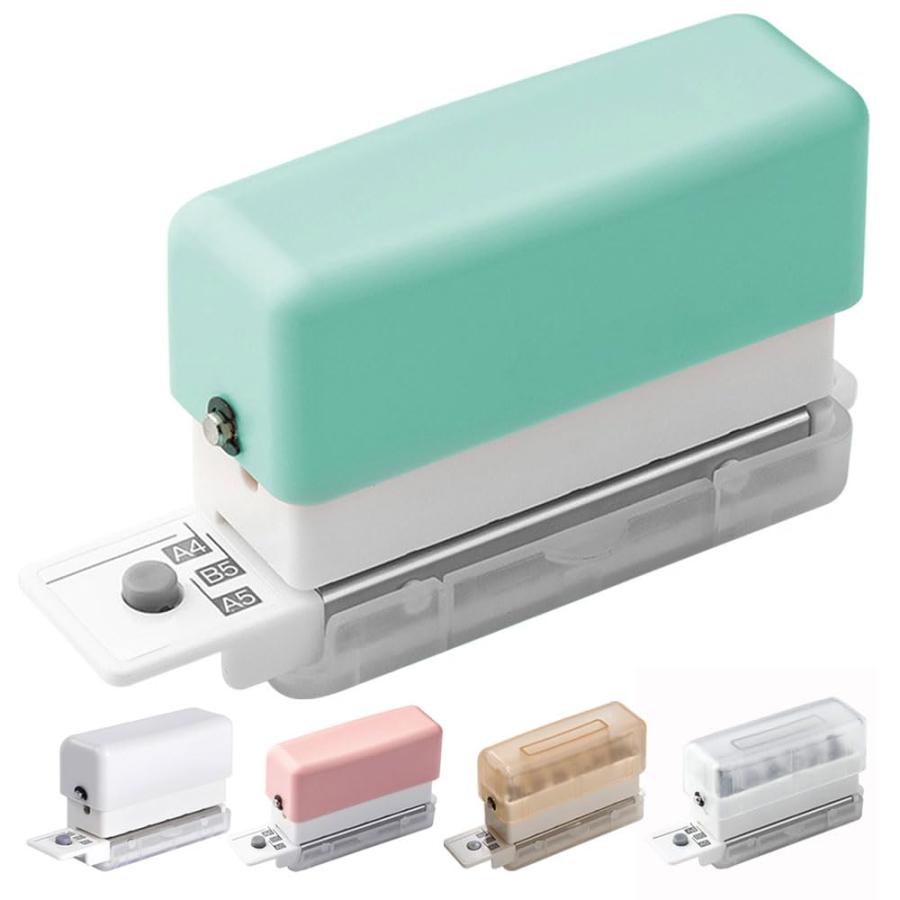 ルーズリーフパンチ 6穴 A5/B5/A4対応 使いやすい 30穴/26穴/20穴 強力