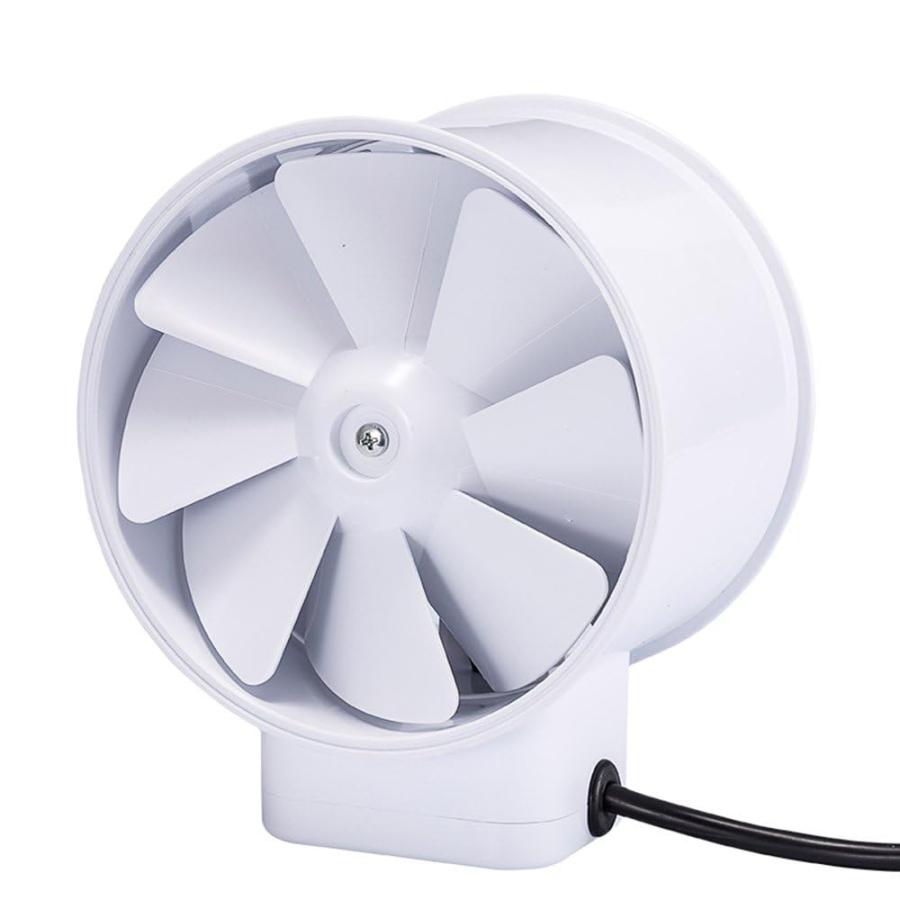 Hon&Guan ダクト用換気扇 産業用排風機 中間取付 ダクトファン 丸形