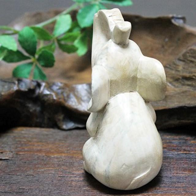 白木小象 アジアン雑貨 エスニック雑貨 ゾウ雑貨 木彫り象 ぞうの置物