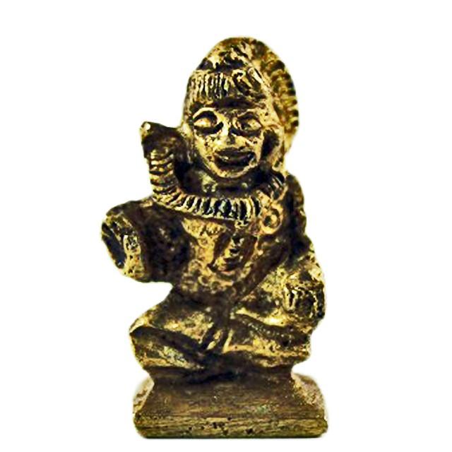 ミニシヴァ真鍮像　アジアン雑貨　エスニック雑貨　三大神の一人シヴァ神　ダンスの神様　｜earth-collection