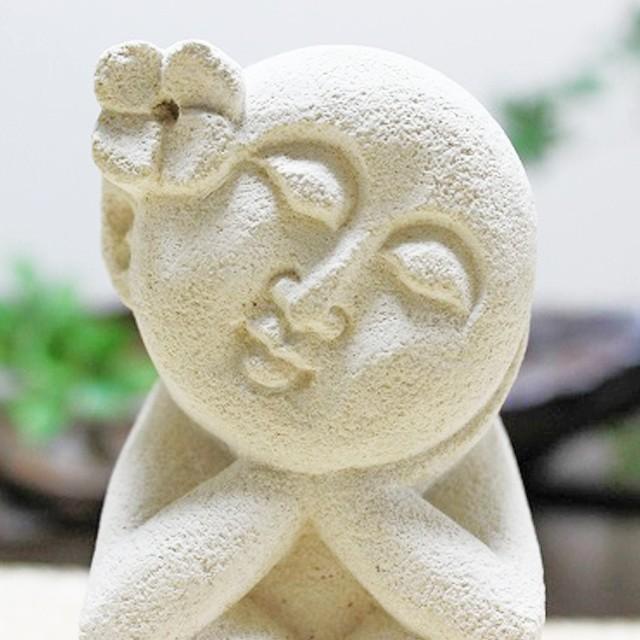 バリストーン 丸顔少女ペア石像 アジアン雑貨 バリ雑貨 リゾート雑貨 玄関 置物 メール便非対応商品 Ps001 アースコレクション 通販 Yahoo ショッピング