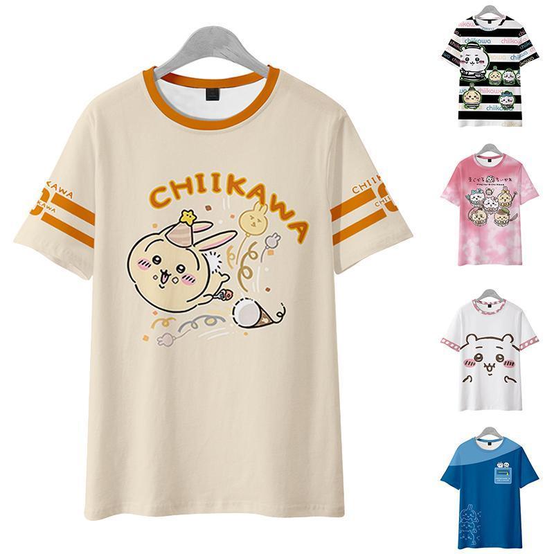 Tシャツ 日常服 ちいかわ Chiikawa 人気キャラクター アニメグッズ 