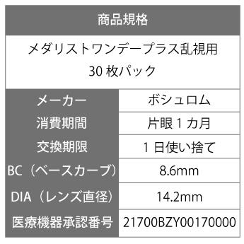 【送料無料】 【処方箋不要】 メダリストワンデープラス乱視用 (コンタクト ワンデー コンタクトレンズ 1day 乱視用 )｜earth-contact｜03