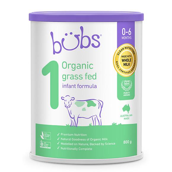 バブズオーガニック　粉ミルク　ステップ1 新品未開封 Bubs（バブズ）オーガニック Organic 粉ミルク ステップ1（0〜6カ月