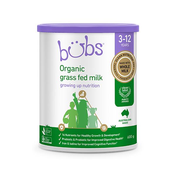 Bubs（バブズ）オーガニック Organic ステップ4（3歳~12歳・幼児食期 