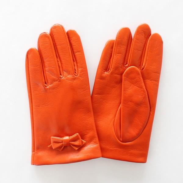 子供用革製ファッション手袋 グローブ 7 8才児用 オレンジ Junior Sheep Skin Leather Glove まるっと瀬戸内マーケット 通販 Yahoo ショッピング