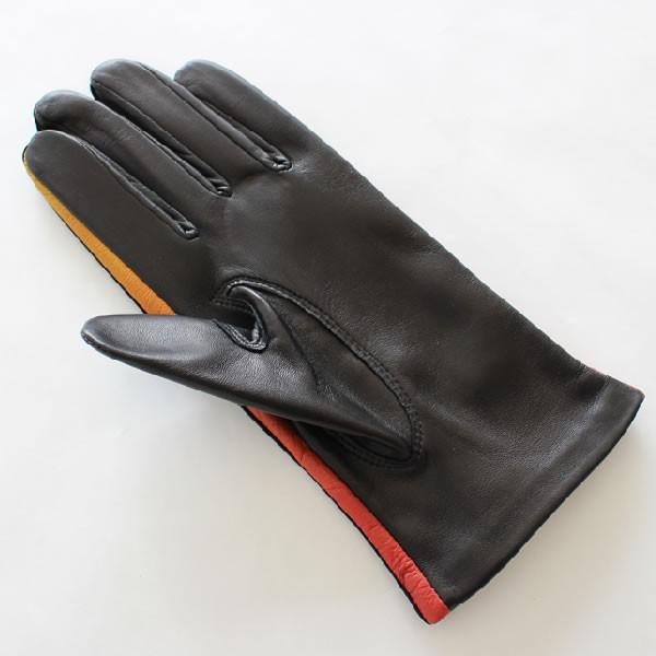 レディース（婦人）羊革手袋（グローブ）漆（讃岐漆芸）「彩（サイ）」シリーズ グラデーション夕焼 |  | 01