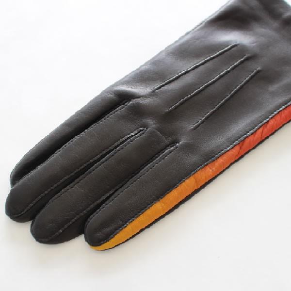 レディース（婦人）羊革手袋（グローブ）漆（讃岐漆芸）「彩（サイ）」シリーズ グラデーション夕焼 |  | 02