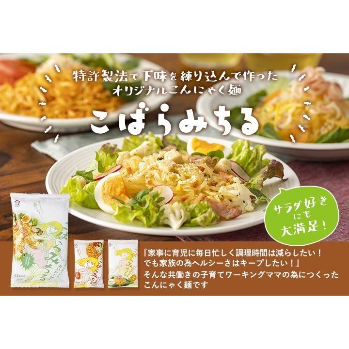 こばらみちる こんにゃく麺 おいシーザー味 3袋セット マンナンヌードル ハイスキー食品 |  | 01