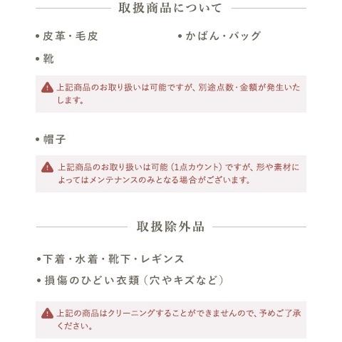 宅配 クリーニング ハイクオリティコース 3点プラン Clenet（クリネット） さかえドライの画像