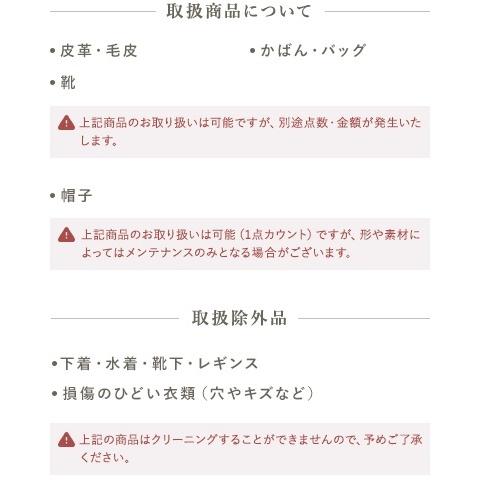 宅配 クリーニング クオリティコース 5点プラン Clenet（クリネット） さかえドライの画像