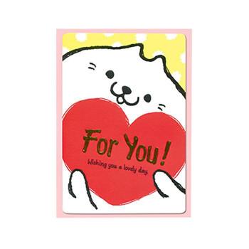 クリエイトジー グリーティングカード 多目的カード For You ハート Cgc1336 6セット L 同梱 代引不可 定番