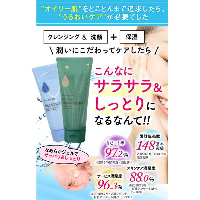 アクシリオ ダブルクレンジングゲル 100g ダブル洗顔不要 毛穴 いちご