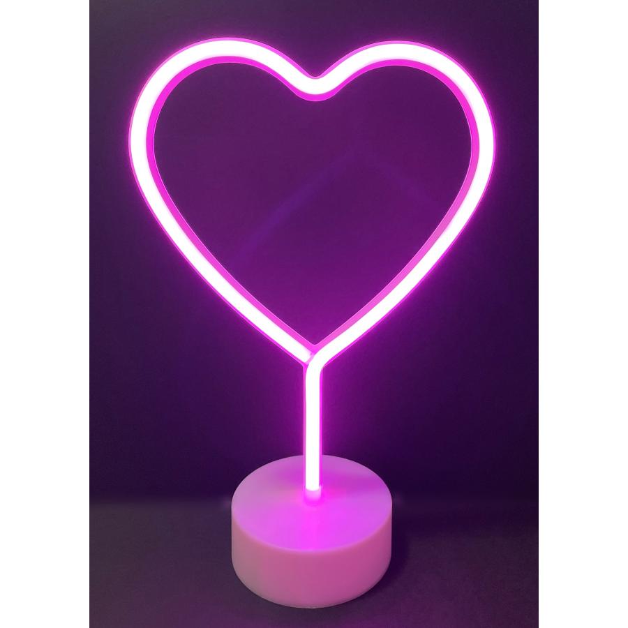 ネオンライト ハート インテリア おしゃれ ネオンサイン 間接照明 LED 
