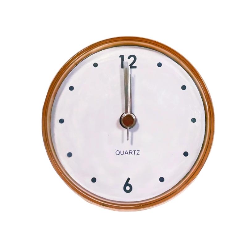 バスクロック 防水 浴室時計 吸盤で簡単設置 シンプル壁掛け 防湿バスルームクロック ピンク／ブラック お風呂用 コンパクト時計 取り付け簡単 |  | 03