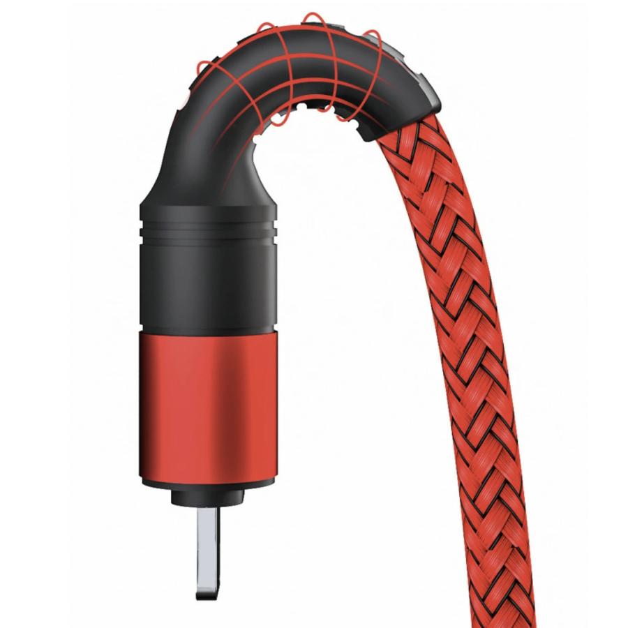 ３in１ 充電ケーブル 高速充電５Ａ対応 USB iPhone Android Type-C マイクロUSB ナイロン編み 高耐久 充電専用 持ち運び |  | 08