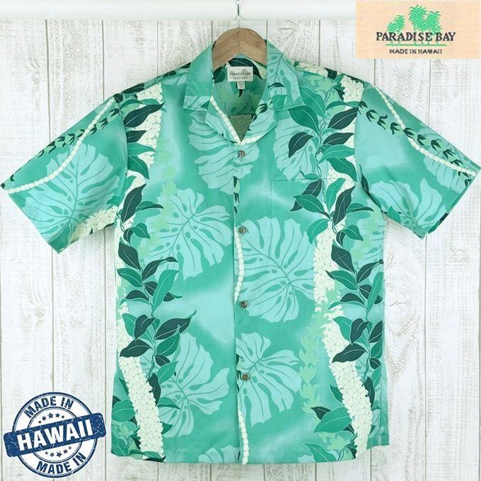 アロハシャツ ハワイ製 メンズ Paradise Bay パライダイスベイ 