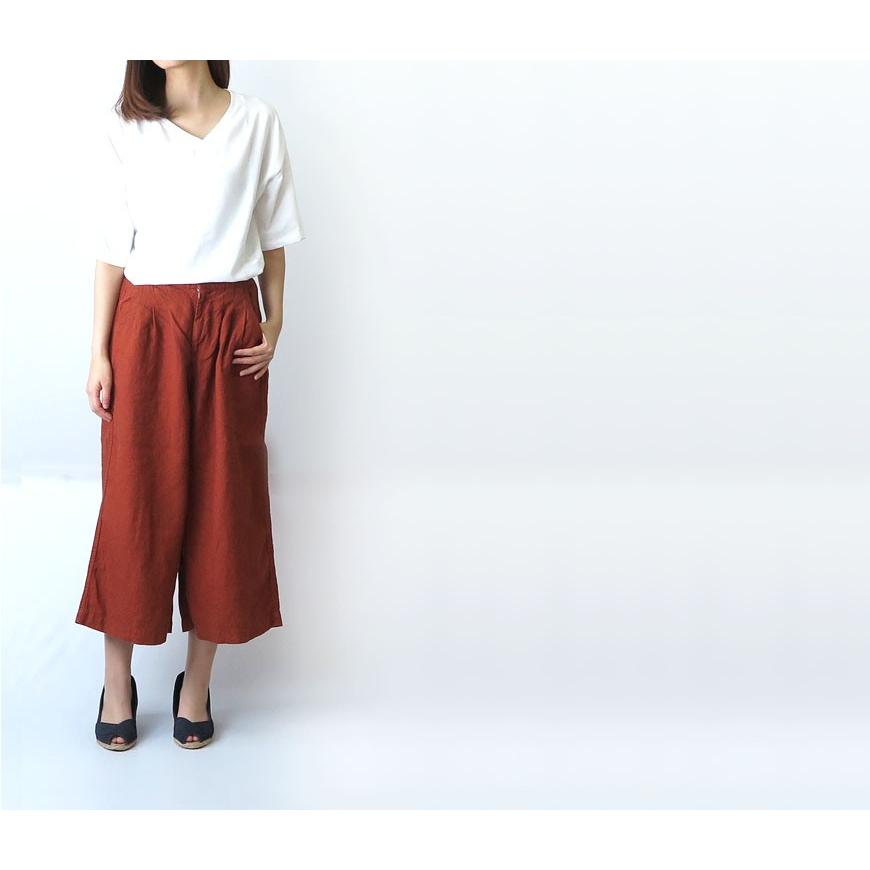 DOMINGO（ドミンゴ） D.M.G. DOMINGO リネン キュロット パンツ