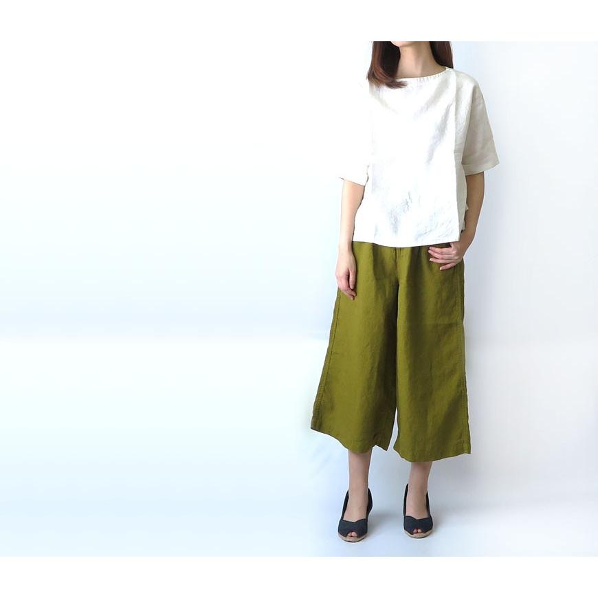 DOMINGO（ドミンゴ） D.M.G. DOMINGO リネン キュロット パンツ