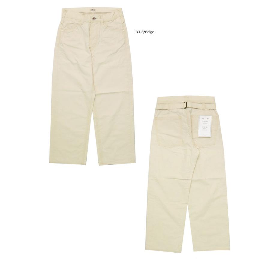 DOMINGO ドミンゴ D.M.G. ネップツイル ワークワイドパンツ ベージュ  