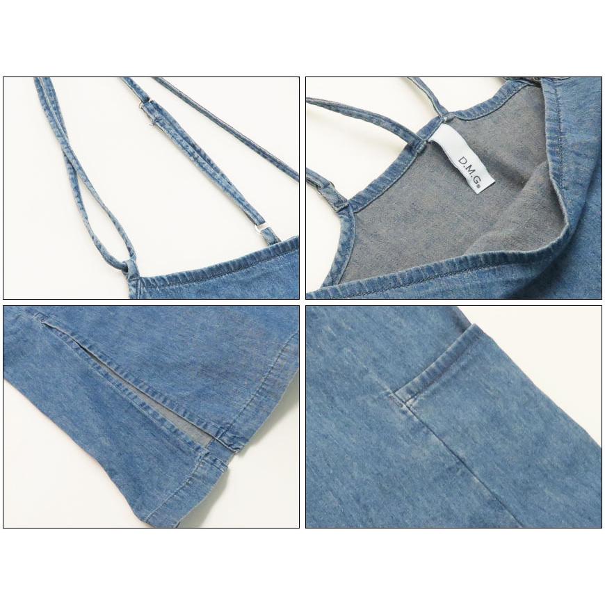 DOMINGO（ドミンゴ） D.M.G. DOMINGO デニム サロペット スカート