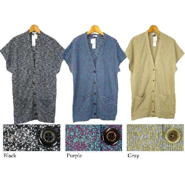 ニット・レディース SLIC SLIC スリックスリック ミックスニットカーディガン ニット・レディース SLIC スリックスリック ミックスニット