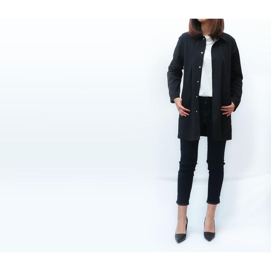 新品】Domingo / ドミンゴ キルティング ロングコート ブラック L