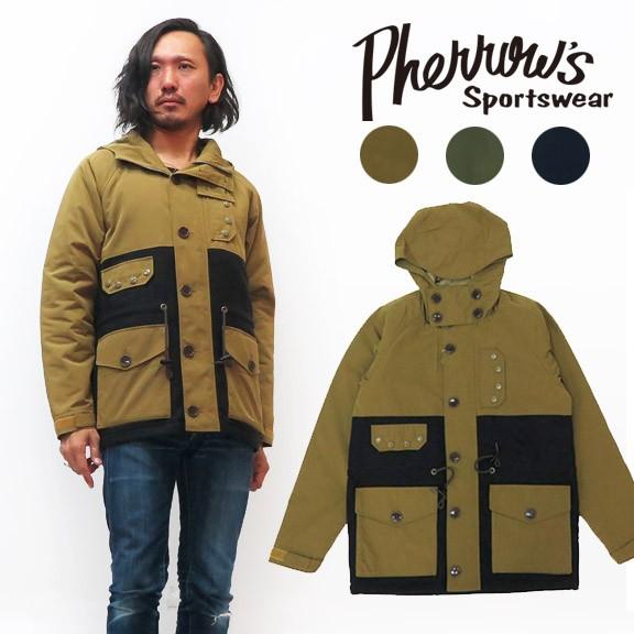 Pherrow's（フェローズ） 長袖 マウンテンパーカー ジャケット 19W