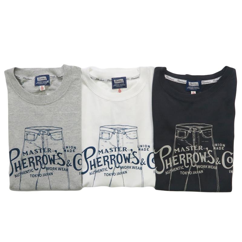 Pherrow's（フェローズ） 半袖 Tシャツ プリント ロゴ 26S-PT3【2026年