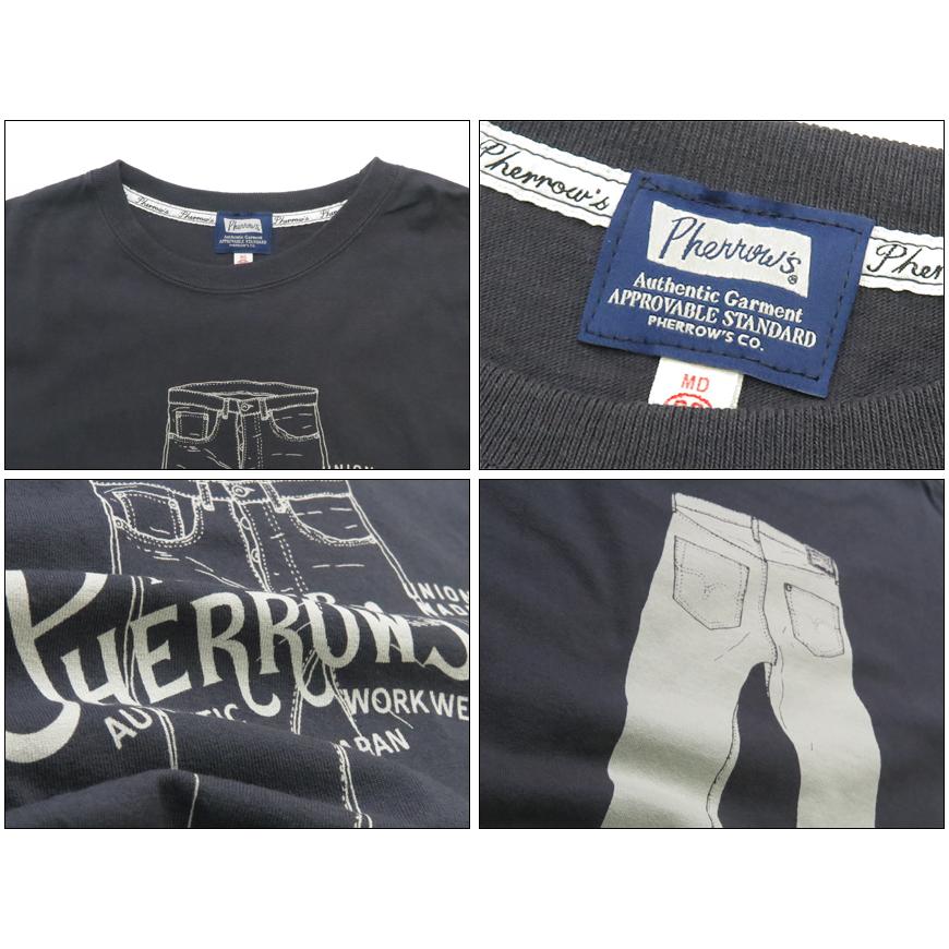 Pherrow's（フェローズ） 半袖 Tシャツ プリント ロゴ 26S-PT3【2026年