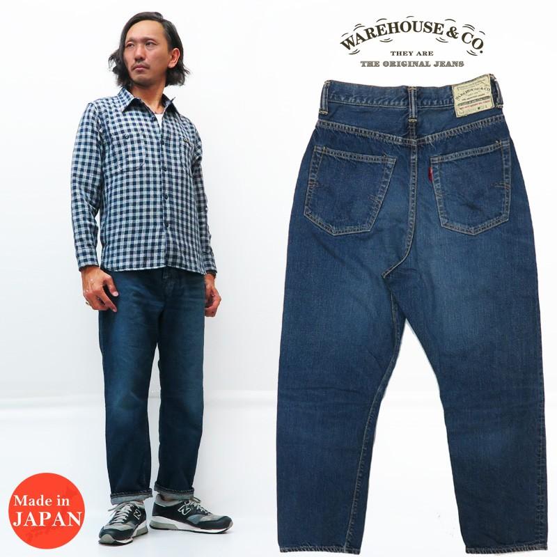 ウェアハウス WAREHOUSE 70501XX 12oz ルーズ ジーンズ 2nd-hand セカンドハンド セコハン ユーズドウォッシュ ジッパーフライ｜earthmarket1