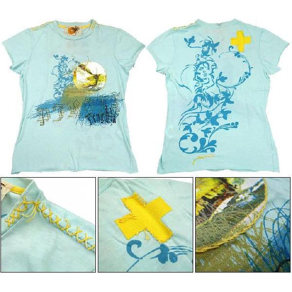 アパートメント Apartment Tシャツ ステッチ バッチ付き 南国 : EARTH