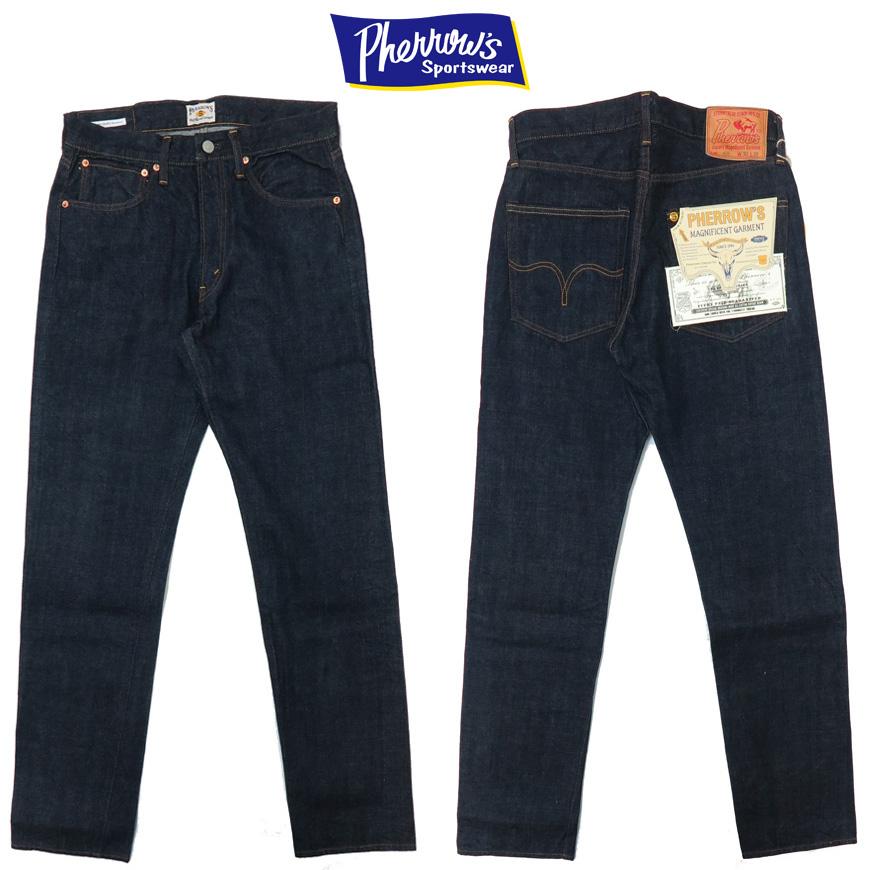 Pherrow's フェローズ　デニムカバーオールlot470 サイズ表示40 PHERROW'S フェローズ 11.5oz国産セルヴィッチデニム|カバーオール