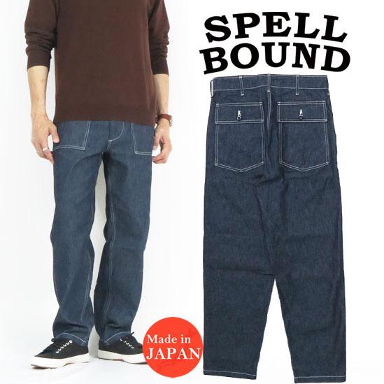 スペルバウンド SPELLBOUND US ベーカーパンツ ネイビー 43-838D｜earthmarket1