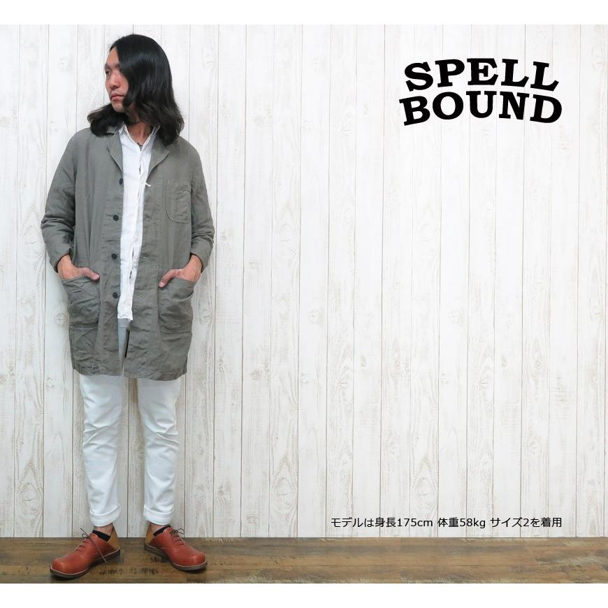 スペルバウンド SPELLBOUND ショップコート ロングジャケット カラージャケット SHOP JACKET MADE IN JAPAN スペルバウンド SPELLBOUND ショップコート ロングジャケット カラー