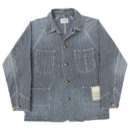 スペルバウンド SPELLBOUND ヒッコリーストライプ カバーオール