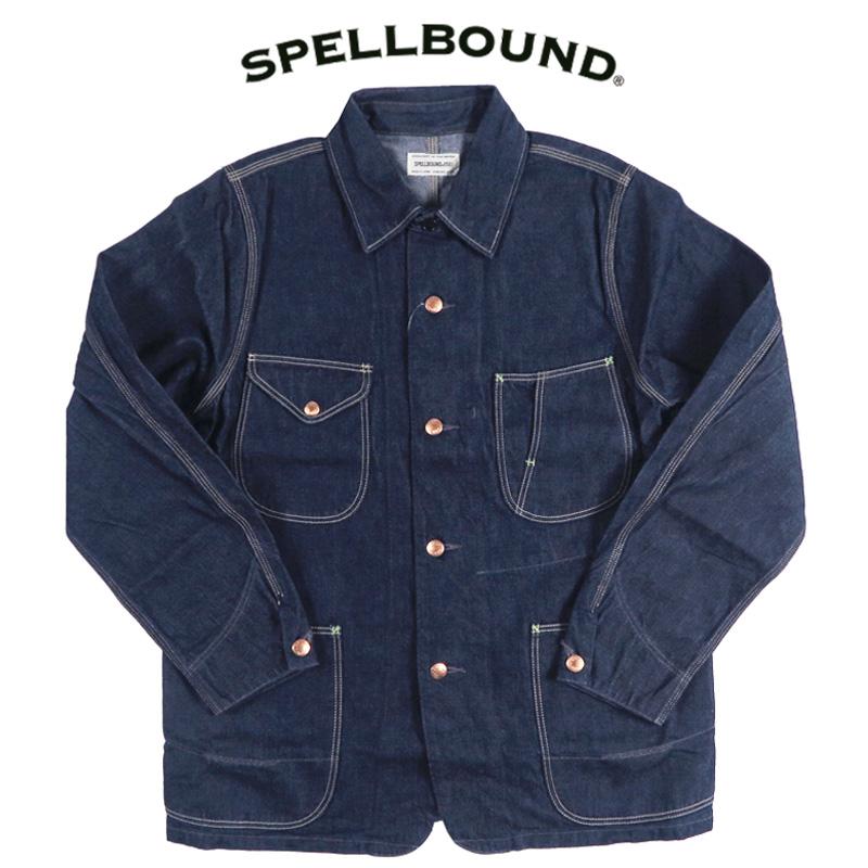 ★最終価格★So デニムカバーオール秋冬DenimCoverall AW SPELLBOUND（スペルバウンド） SPELLBOUND 10.5oz デニム カバーオール