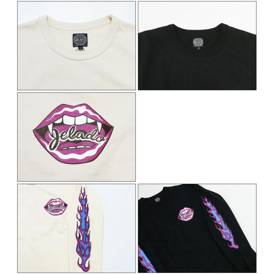 JELADO（ジェラード） ファイヤー フレームスリーブ 長袖 Tシャツ