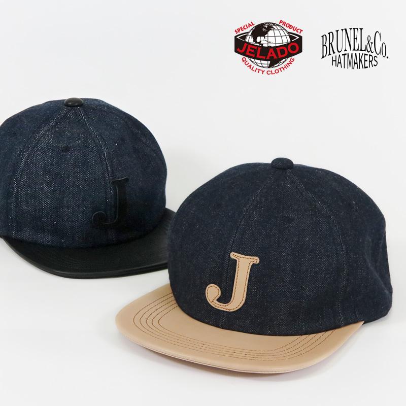 JELADO（ジェラード） × BRUNEL ＆ Co. HATMAKERS レザー / デニム