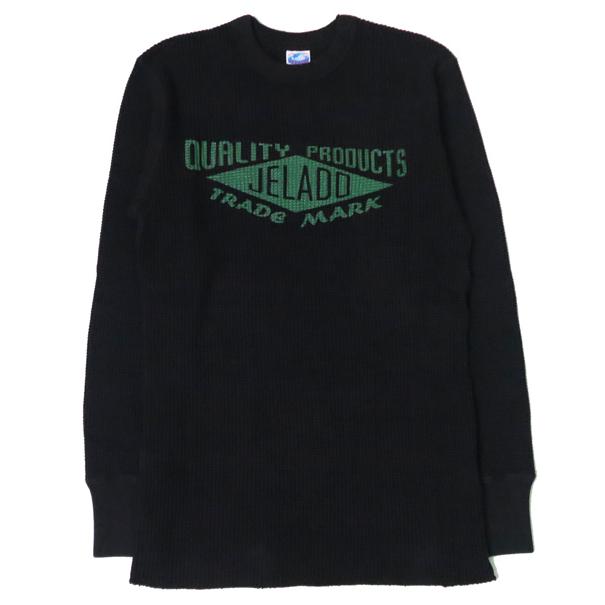 JELADO（ジェラード） メガ サーマル クルーネック 長袖 Tシャツ ロゴ 