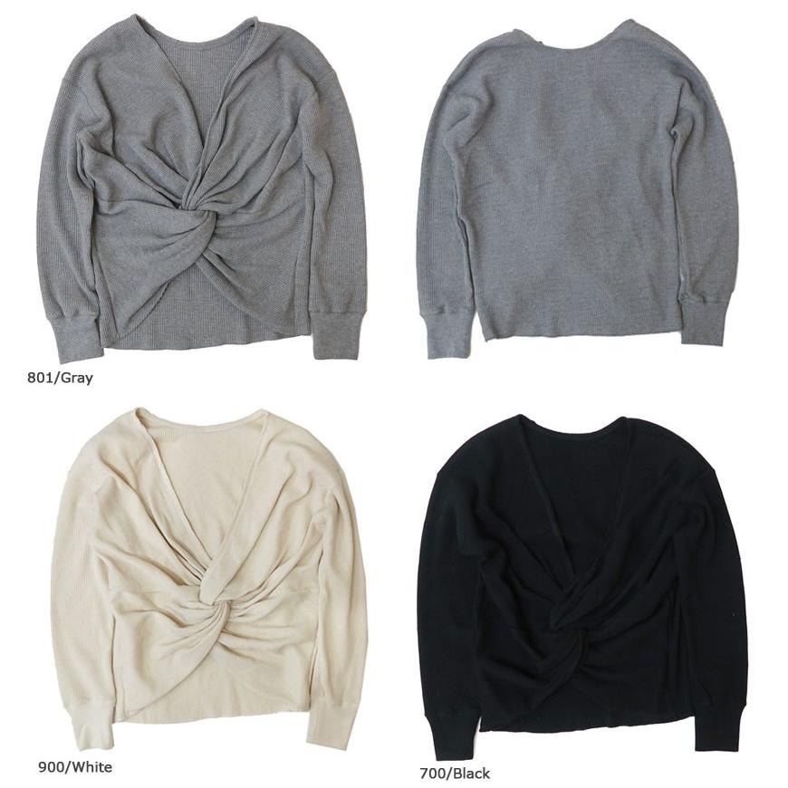 Allumer アリュメール レディース 2WAY デザインワッフルT サーマル